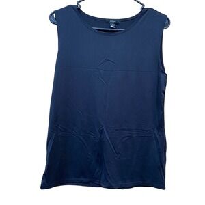 Alfani Dark Black Tank Top undershirt Layering‎ Piece Versatile SZ XL